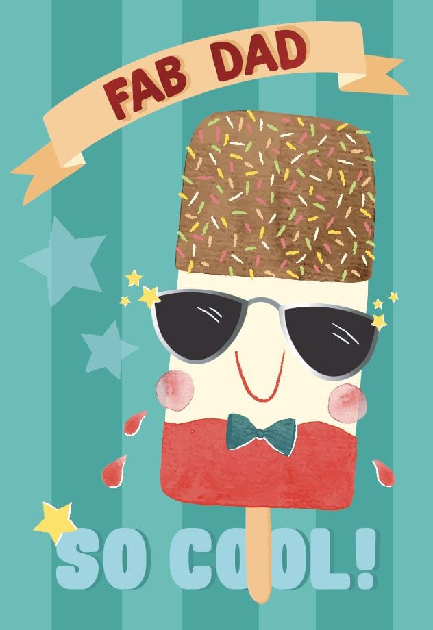Father's Day Dad Cool Ice Cream