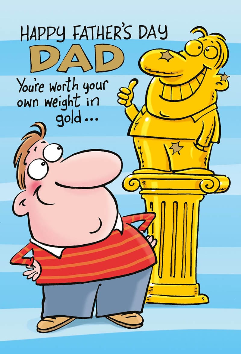 Father's Day Weight In Gold