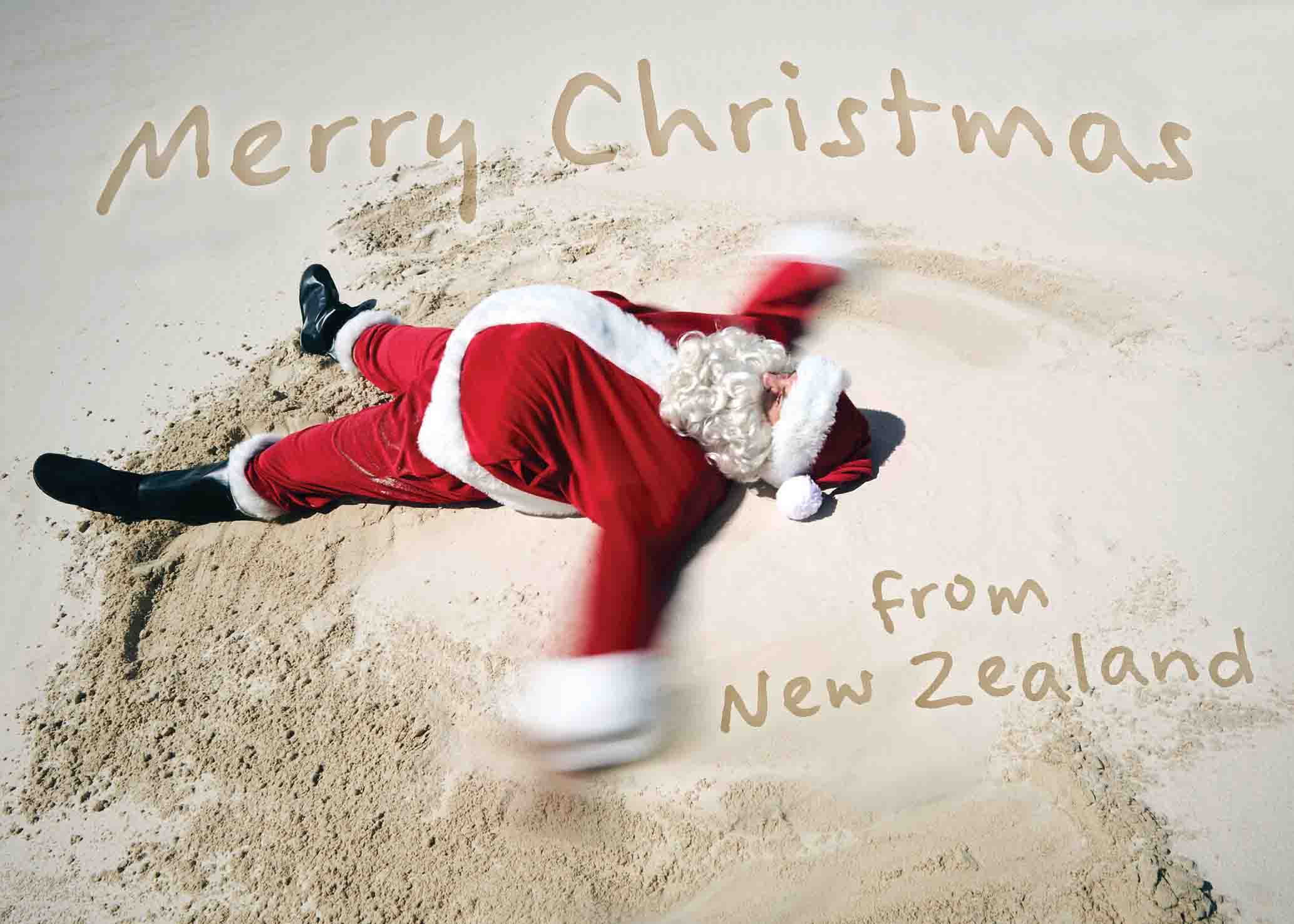 Christmas Across The Miles: Sandy Snow Angel Santa