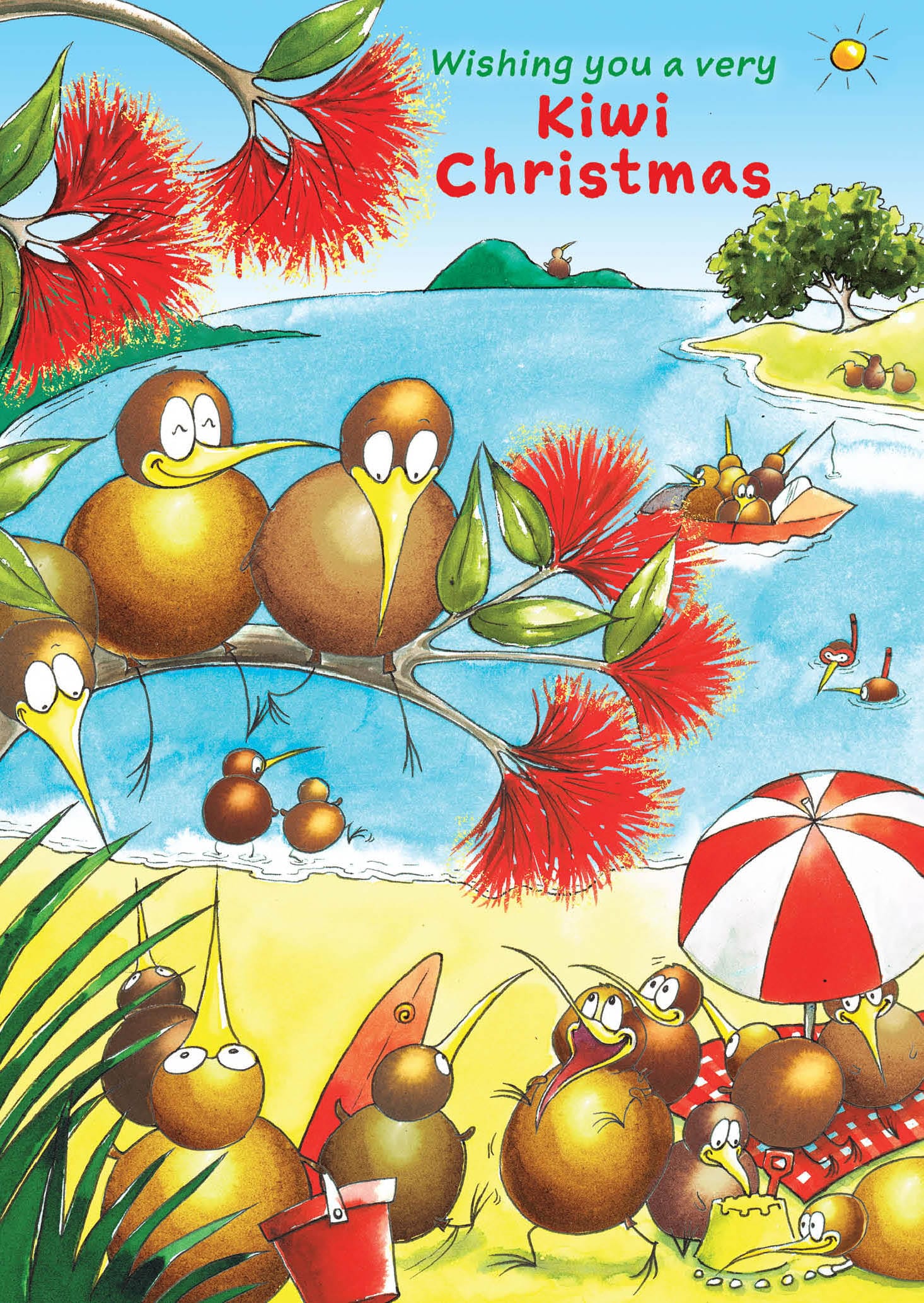 Christmas Across The Miles: Kiwi Christmas On Beach