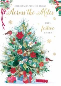 Christmas Across The Miles: Floral Tree