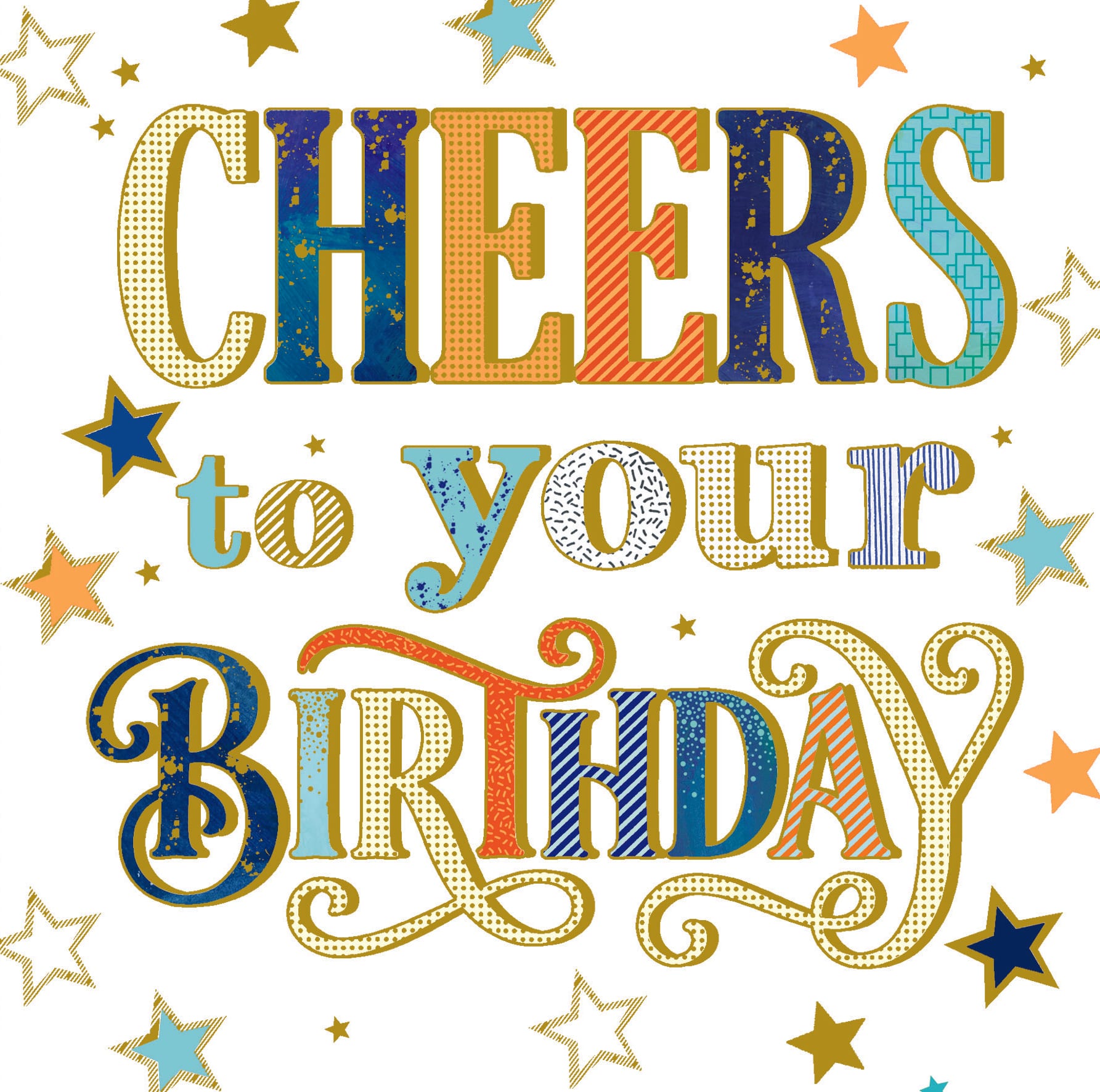 Pizazz For Men: Cheers Bday Text
