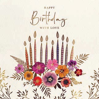 Wildflower Press: Birthday Candles & Flowers
