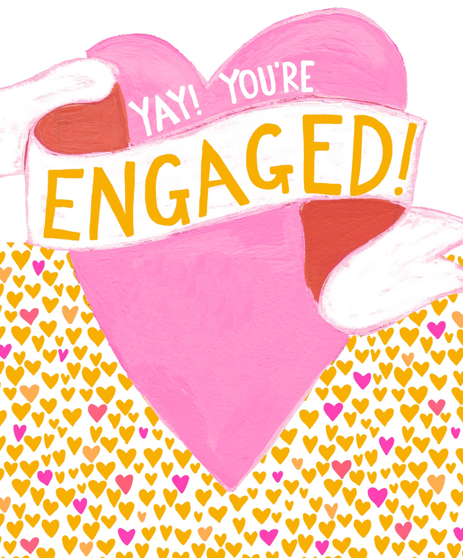 Hunky Dory: Engagement Banner And Heart