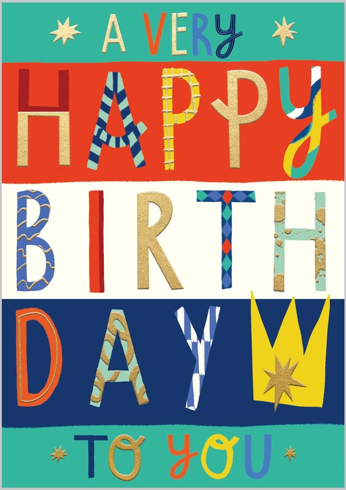 Indigo: Bday Text And Crown