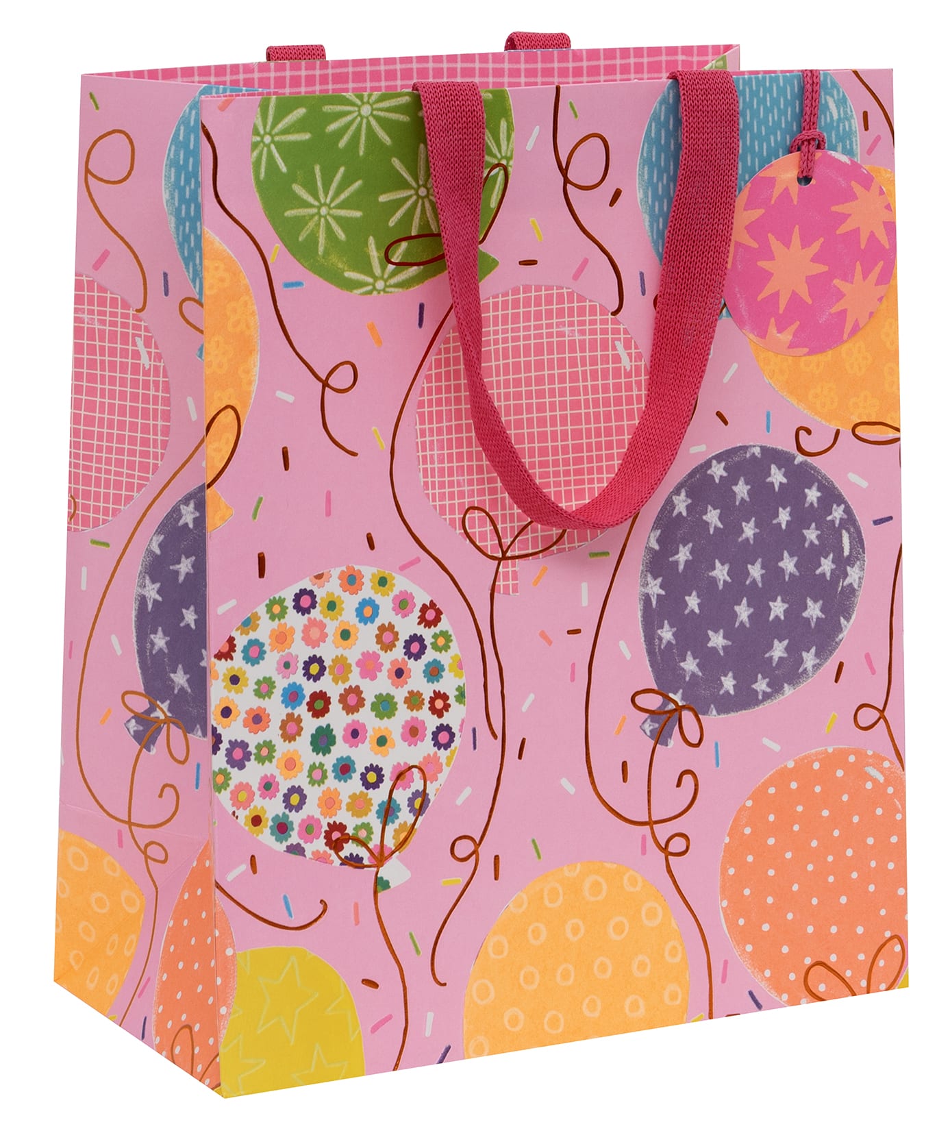 Gift Bag (Large): Big Balloons Pink