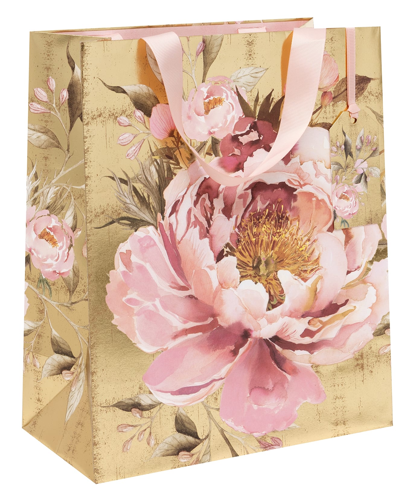 Gift Bag (Large): Gilded Peony