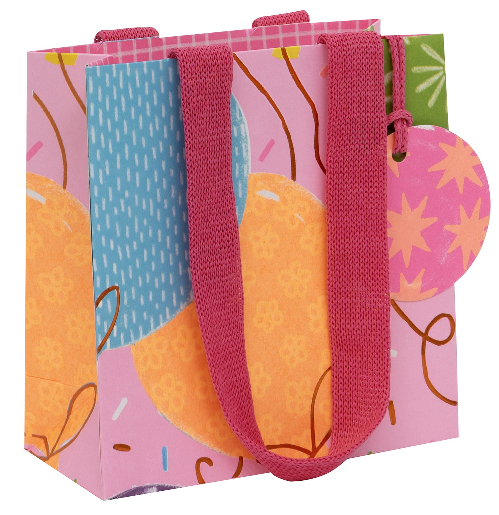 Gift Bag (Small): Big Balloons Pink