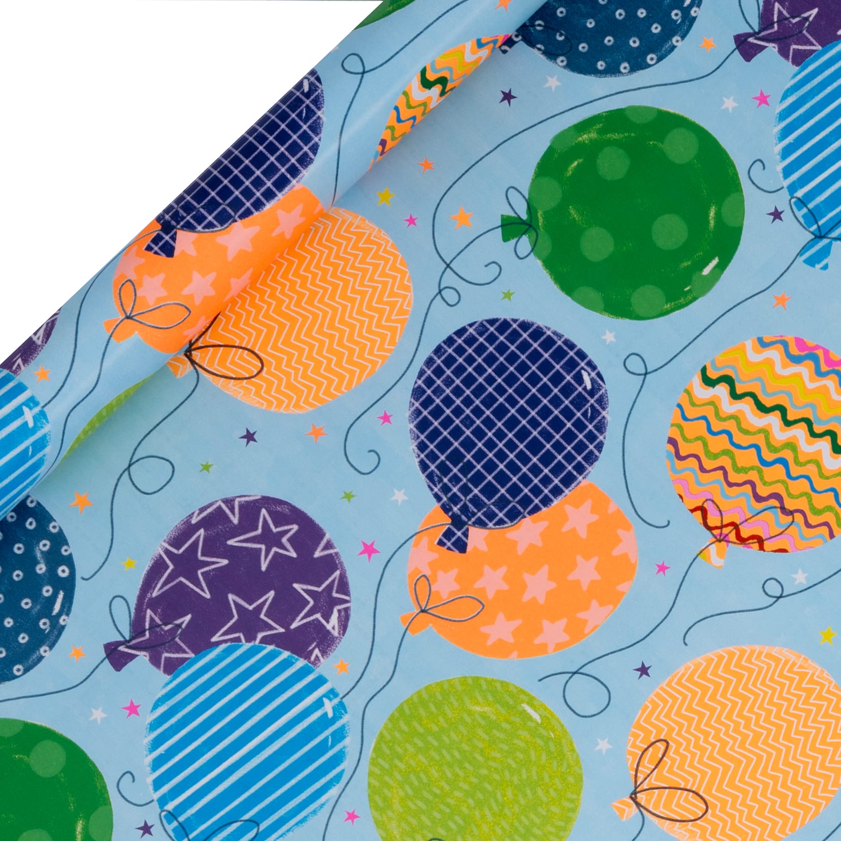 Roll Wrap (4M): Big Balloons Blue