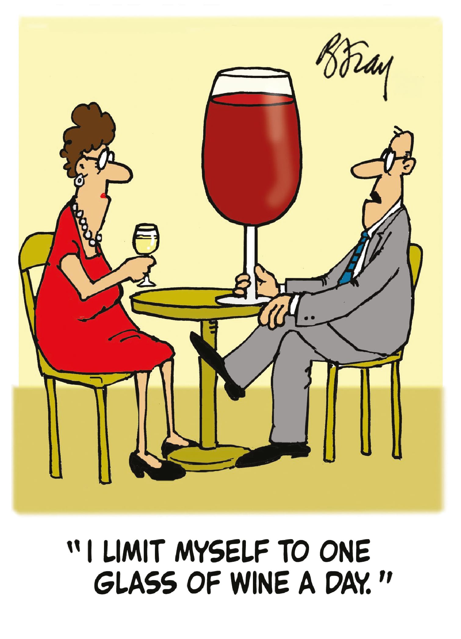 Giggle Ling: Glass Of Wine