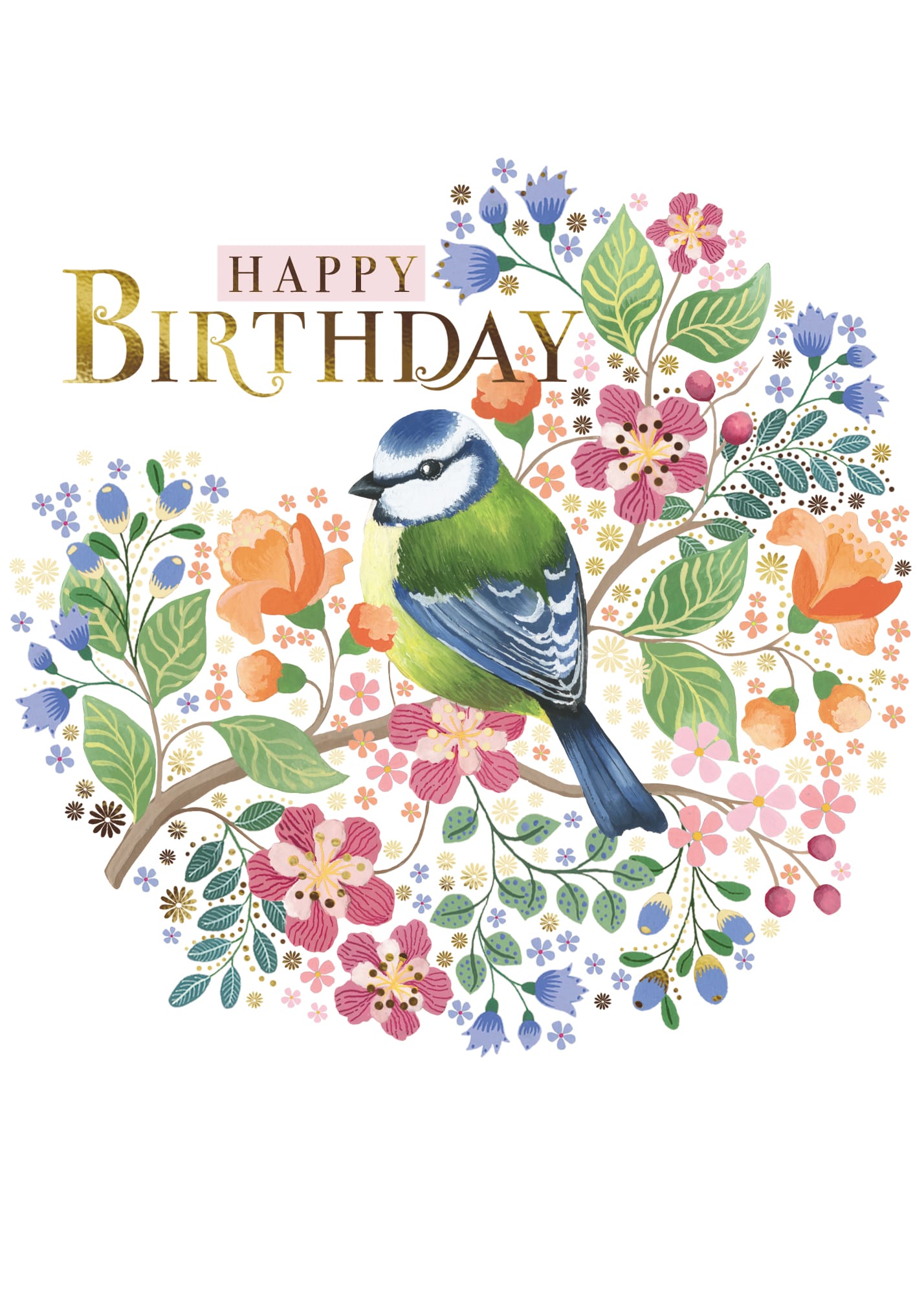 Opia: Blue Tit On A Branch