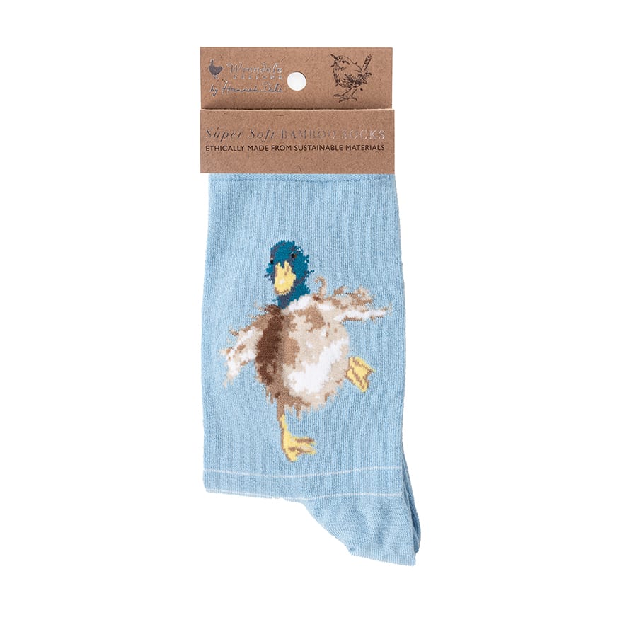 Wrendale Socks Duck Blue