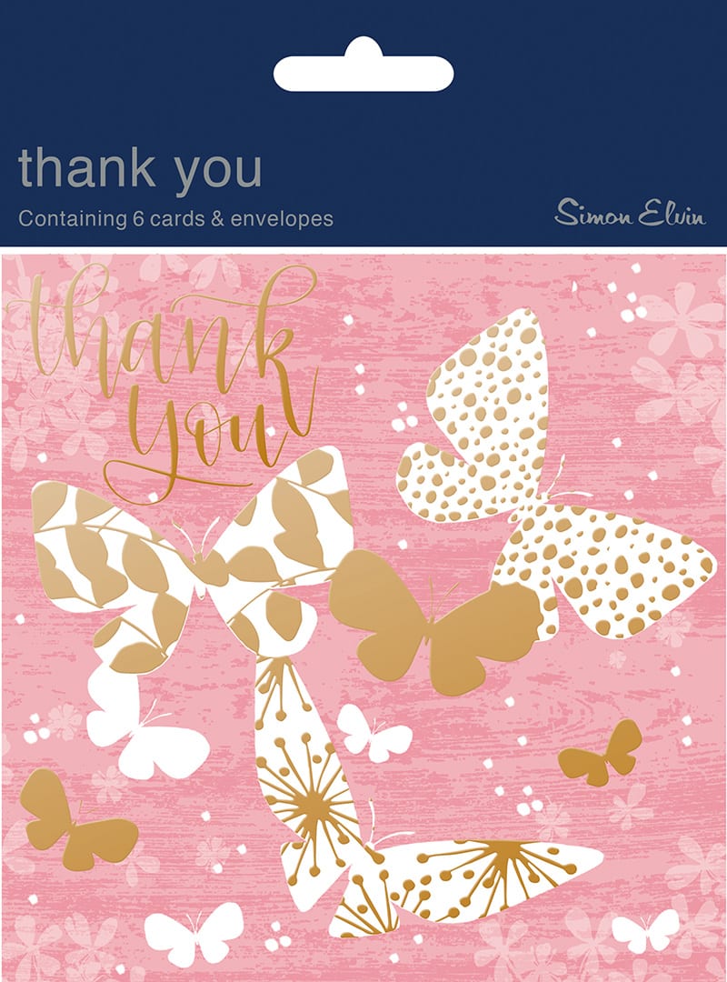 Thank You Notecards: Butterflies