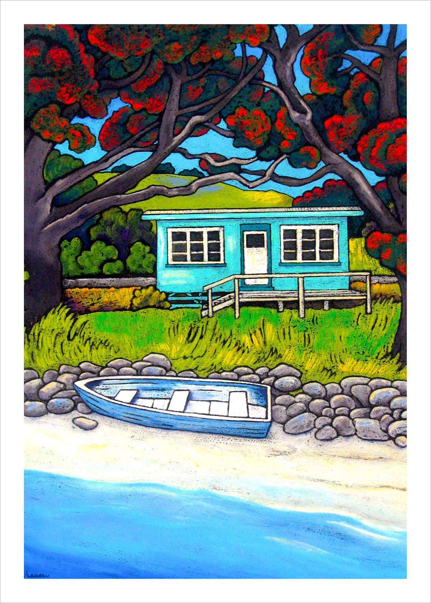 Artists Vista by Wendy Leach: Turquoise Bach