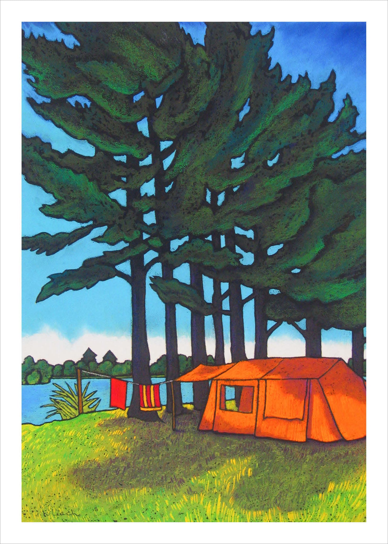 Artists Vista by Wendy Leach: Camping