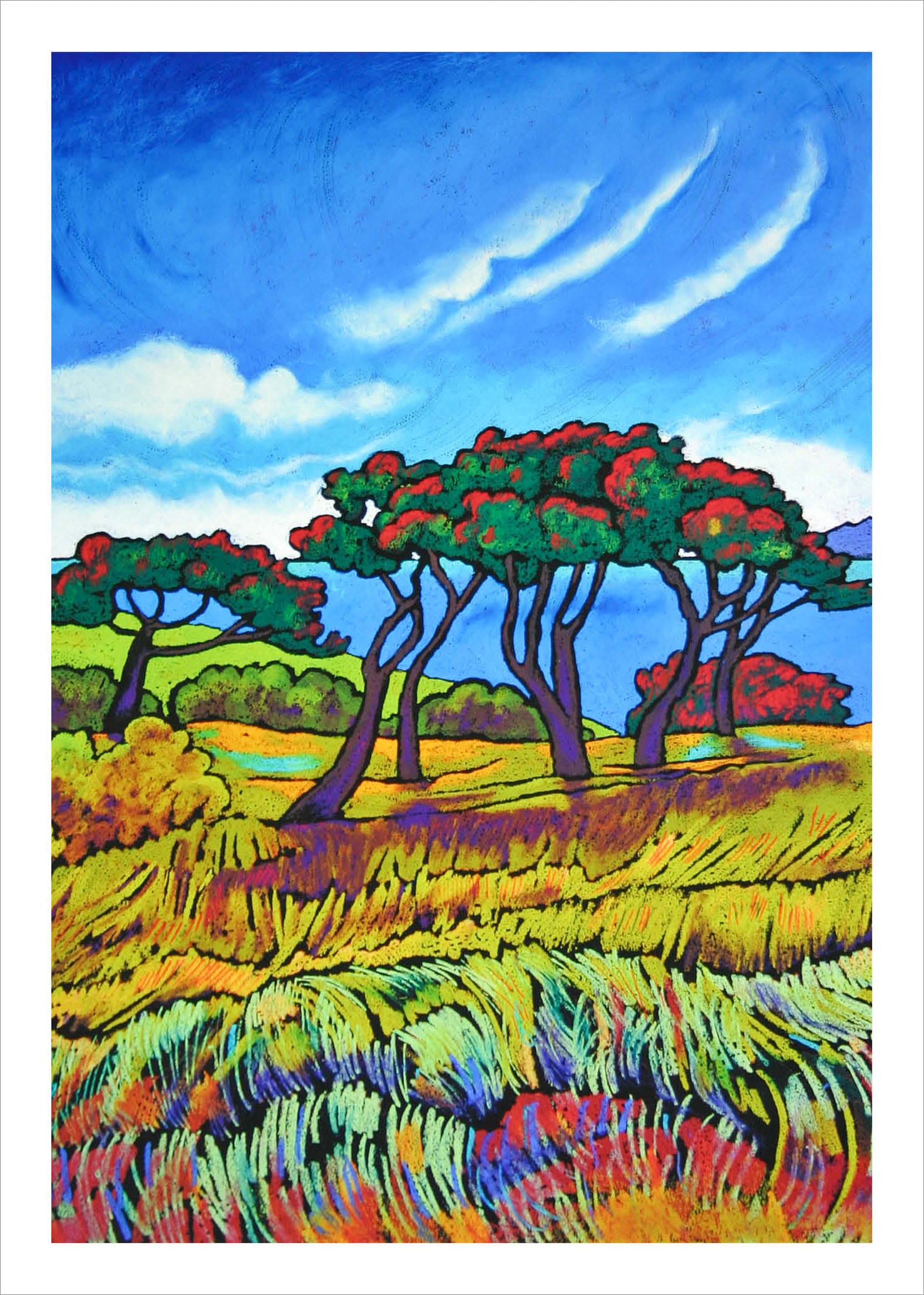 Artists Vista by Wendy Leach: Pohutukawa Summer